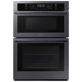 Samsung NQ70T5511DG 30 in. 7 cu. ft. Smart Electric Microwave/Wall Oven Combo with Sensor Cooking - Black Stainless