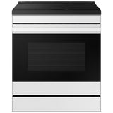 Samsung NSI6DB930012 Bespoke 30 in. 6.3 cu. ft. Smart Air Fry Standard Convection Slide-In Electric Range with 4 Induction Burners - White Glass