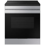 Samsung NSI6DG9300SR Bespoke 30 in. 6.3 cu. ft. Smart Air Fry Standard Convection Slide-In Electric Range with 4 Induction Burners - Stainless Steel