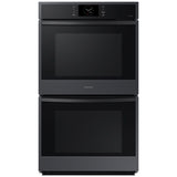 Samsung NV51CG600DMT 30 in. 10.2 cu. ft. Smart Top Control SteamElectric Double Wall Oven with Dual Convection - Matte Black