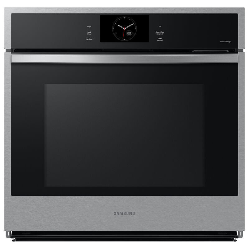 Samsung NV51CG600SSR 30 in. 5.1 cu. ft. Smart Steam Electric Single Wall Oven with Dual Convection - Stainless Steel