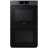 Samsung NV51CG700DMT Bespoke 30 in. 10.2 cu. ft. Smart Top Control SteamElectric Double Wall Oven with Dual Convection - Matte Black