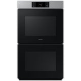 Samsung NV51CG700DSR Bespoke 30 in. 10.2 cu. ft. Smart Top Control SteamElectric Double Wall Oven with Dual Convection - Stainless Steel