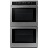 Samsung NV51T5511DS 30 in. 10.2 cu. ft. Smart Top Control Electric Double Wall Oven - Stainless Steel