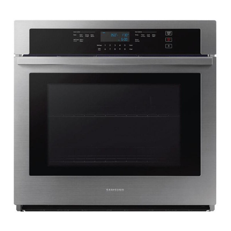 Samsung NV51T5511SG 30 in. 5.1 cu. ft. Smart Electric Single Wall Oven - Fingerprint Resistant Black Stainless Steel