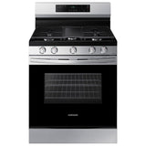 Samsung 30 in. 6 cu. ft. Smart Gas Range with 4 Sealed Burners & Griddle - Stainless Steel
