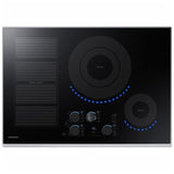 Samsung NZ30K7880US 30 in. 4-Burner Smart Induction Cooktop with Simmer Burner & Power Burner - Stainless Steel