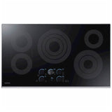 Samsung NZ36K7570RS 36 in. 5-Burner Smart Electric Cooktop with Simmer Burner & Power Burner - Stainless Steel