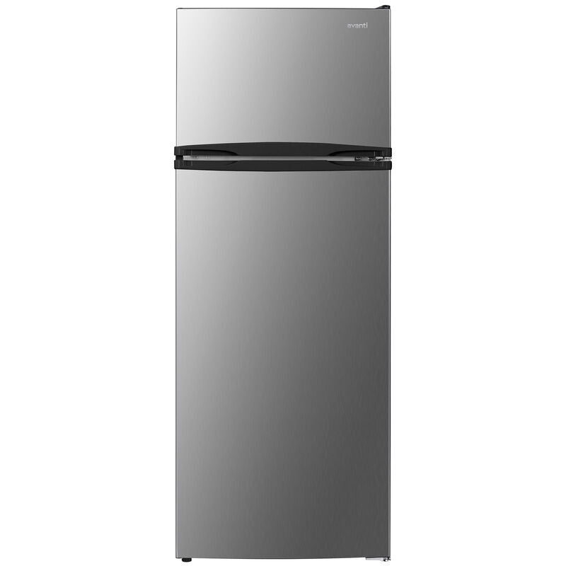 7.5 Cu. Ft. Two Door Cycle Defrost With Reversible Doors, Glass Shelves, and Adjustable Door Shelves - (RA7501BS) - AVANTI