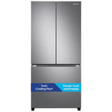 Samsung 33 in. 17.5 cu. ft. Smart Counter Depth French Door Refrigerator with Ice Maker - Fingerprint Resistant Stainless Steel