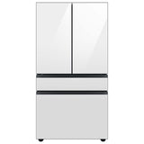 Samsung RF23BB860012 Bespoke 36 in. 22.8 cu. ft. Smart Counter Depth 4-Door French Door Refrigerator with Internal Water Dispenser - White Glass