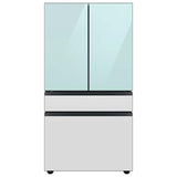 Samsung RF23BB86004M Bespoke 36 in. 22.8 cu. ft. Smart Counter Depth 4-Door French Door Refrigerator with Internal Water Dispenser - Morning Blue