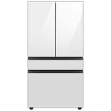Samsung RF29BB860012 Bespoke 36 in. 28.8 cu. ft. Smart 4-Door French Door Refrigerator with Internal Water Dispenser - White Glass