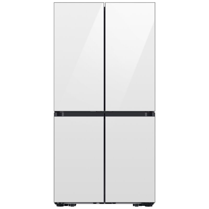 Samsung RM80F22WEW Bespoke 36 in. 22.8 cu. ft. Smart Counter Depth 4-Door French Door Refrigerator with Internal Water Autofill Pitcher - White Glass