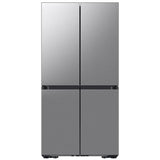 Samsung RM80F23VMR Bespoke 36 in. 23.5 cu. ft. Smart Counter Depth 4-Door French Door Refrigerator with AI Hybrid Cooling, Beverage Center & Internal Water Autofill Pitcher - Custom Panel Ready