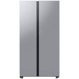 Samsung RS28CB7600QL Bespoke 36 in. 28 cu. ft. Smart Side by Side Refrigerator withInternal Water Dispenser - Stainless Steel