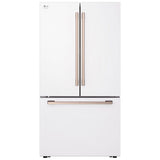 LG SRFB27W3 Studio 36 in. 26.5 cu. ft. Smart Counter Depth French Door Refrigerator with Internal Water Dispenser - Essence White