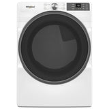 Whirlpool 27 in. 7.4 cu. ft. Smart Stackable Electric Dryer with Sensor Dry & Sanitize Cycle - White