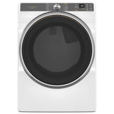 Whirlpool 27 in. 7.4 cu. ft. Smart Stackable Gas Dryer with Sensor Dry, Sanitize & Steam Cycle - White