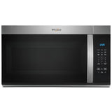Whirlpool 30 in. 1.7 cu. ft. 1000W Over-the-Range Microwave with 300 CFM - Fingerprint Resistant Stainless