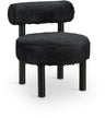 Ambre - Vegan Shearling Fabric Upholstered Accent Chair