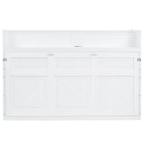 Murphy Bed With Desk, LED Light And USB Charging Station