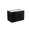 Modern Wall Mounted Floating Bathroom Vanity With Sink And Drawers