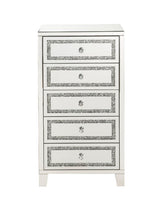 Noralie - Cabinet - Mirrored, Faux Diamonds