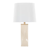 Curvo - Square 27" Ceramic Table Lamp
