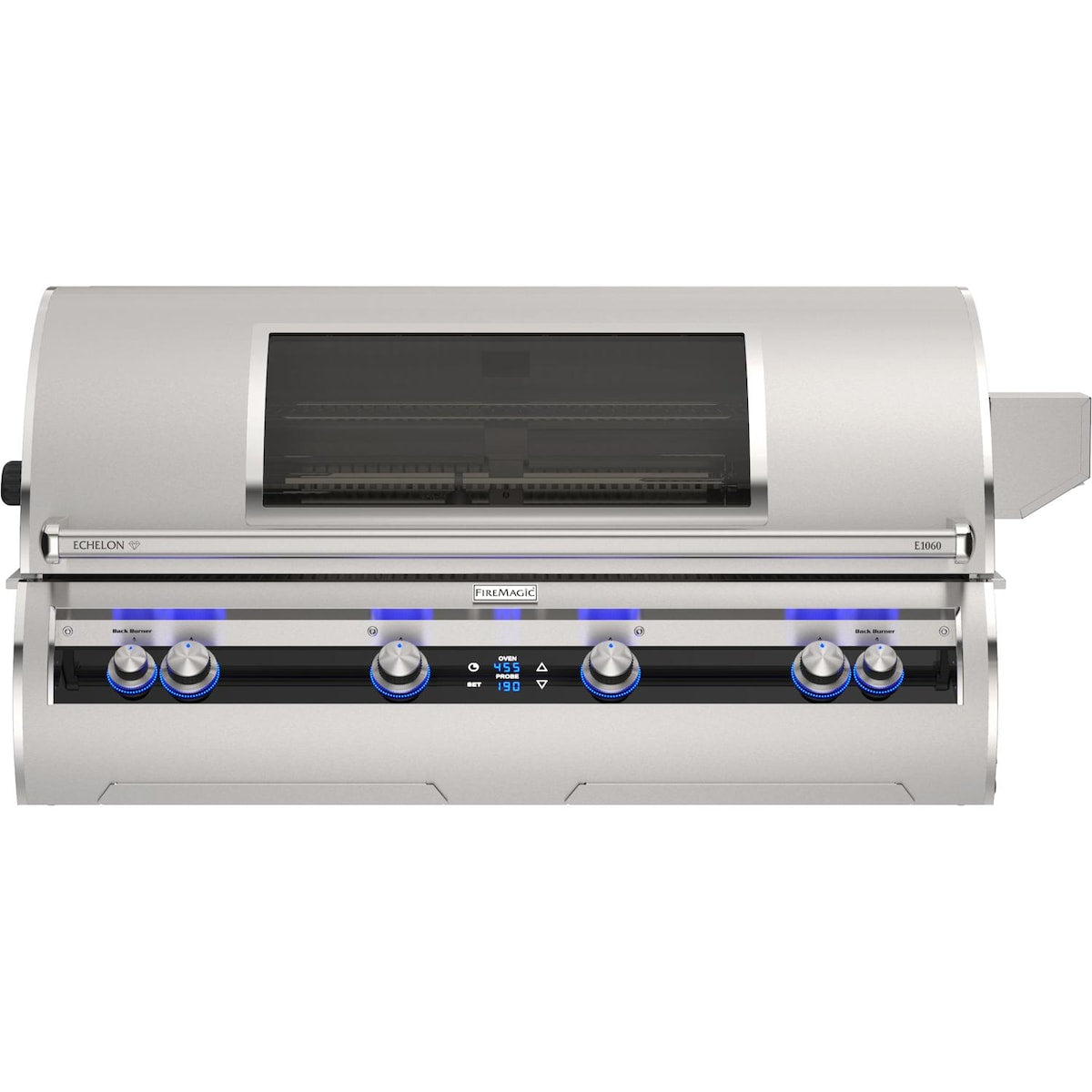 Fire Magic Echelon Diamond E1060i 48-Inch Built-In Propane Grill w/ Rotisserie, Left Side Infrared Burner, Magic Window & Digital Thermometer - E1060I-9L1P-W