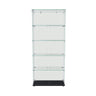 Premium 5 Tier Glass Display Case With 5 Dynamic LED Modes