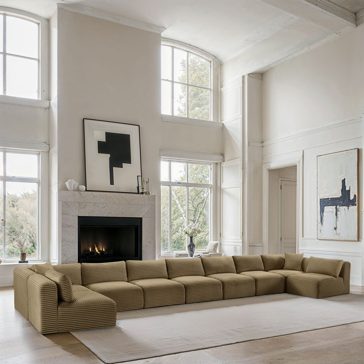 Shaggy - 9 Piece Modular Sectional