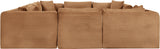 Shaggy - Fabric 8 Piece Modular U-Shaped Sectional