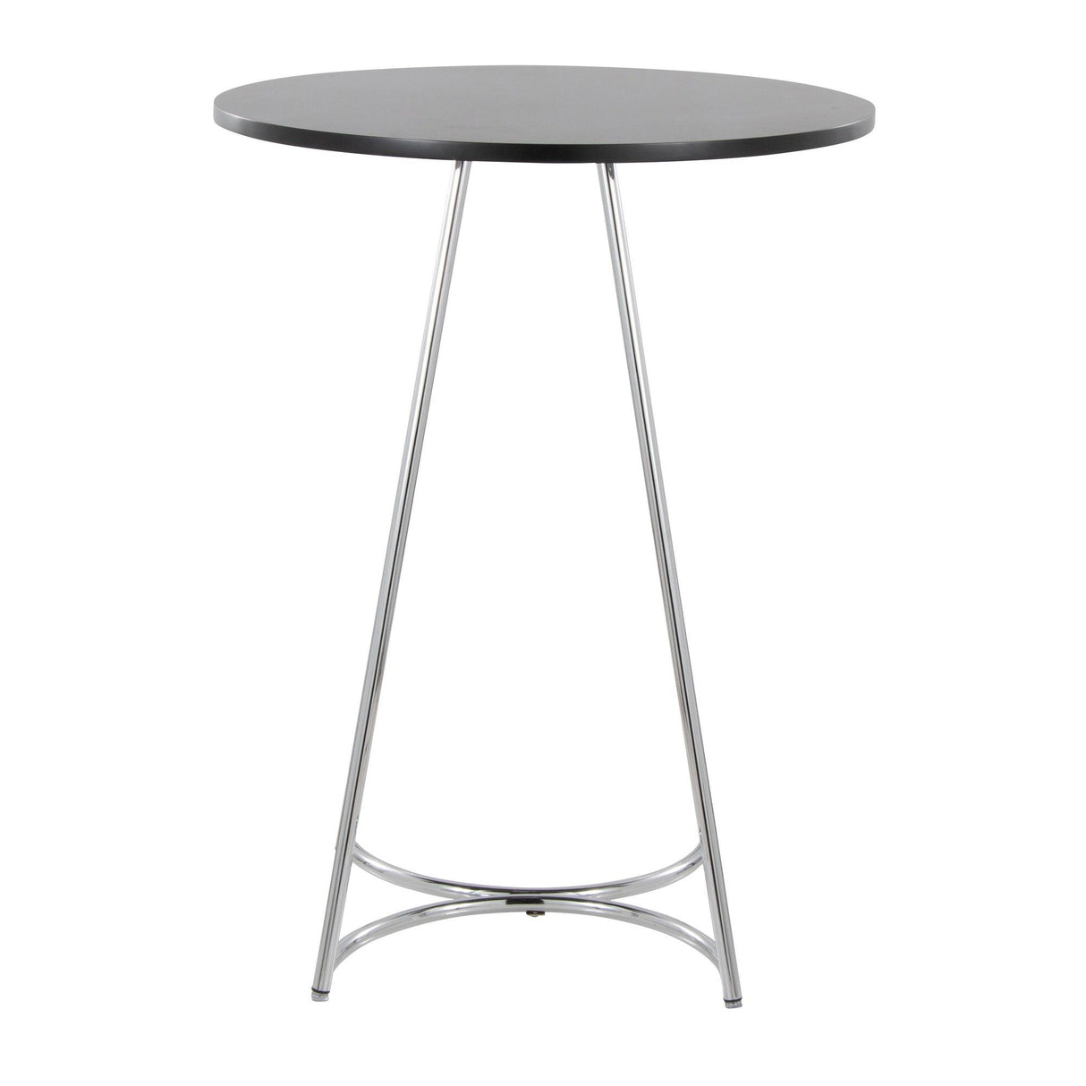 Cece - Counter Table - Chrome Metal