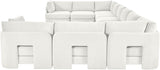 Hammond - Velvet Performance Fabric Upholstered 10 Piece Sectional