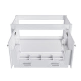 42" Bathroom Vanity Base With Doors And Drawer - White
