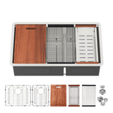 Stainless Steel Undermount Kitchen Sink With Double Bowl