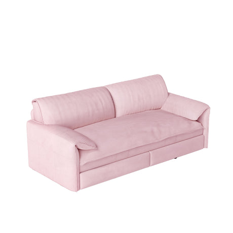 Queen Pull Out Sofa Bed With Side Storage