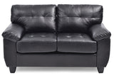 Stylish Loveseat With Padded Arms