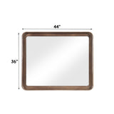 Ouida - Mirror - Brown & Gold