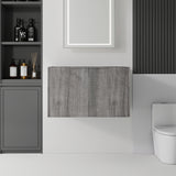 Floating Bathroom Vanity Cabinet With Soft Close Double Doors, Spacious Interior Storage, Wall Mounted, Cabinet Only
