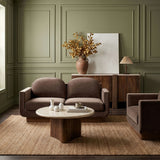 Diviento - Velvet Performance Fabric Upholstered Loveseat