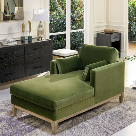 Knox - Modern Farmhouse Chaise Lounge Chair
