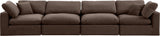 Comfy - Velvet Modular Sofa 4 Seats