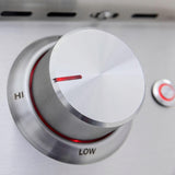 Blaze LTE+ Marine Grade 32-Inch 4-Burner Built-In Natural Gas w/ Lift-Assist Hood & Rear Infrared Burner - BLZ-4LTE3MG-NG