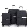 Hardshell Suitcase Double Spinner Wheels Luggage Sets, Lightweight With Tsa Lock, 3 Piece Set