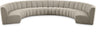 Infinity - 8 Piece Boucle Modular Sectional