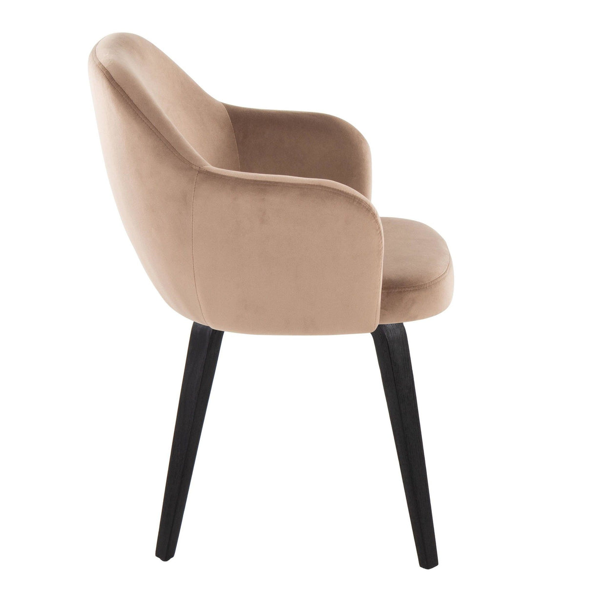 Buena - Dining Chair (Set of 2) - Black Wood Legs