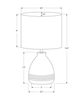 Lighting, Modern Table Lamp - Cream