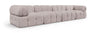 Orin - Fabric Velvet 4 Piece Modular Sofa